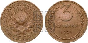 3 копейки 1924 года 