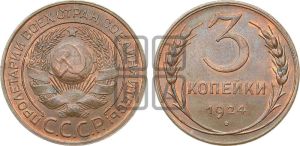 3 копейки 1924 года 