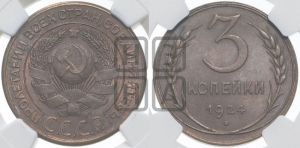 3 копейки 1924 года 