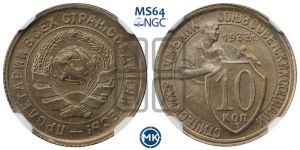 10 копеек 1933 года 