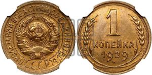 1 копейка 1929 года 