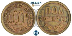 полкопейки 1925 года 