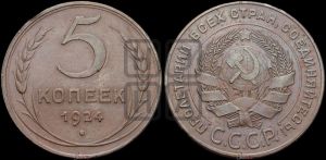 5 копеек 1924 года 