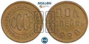 полкопейки 1928 года 
