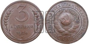 3 копейки 1924 года 