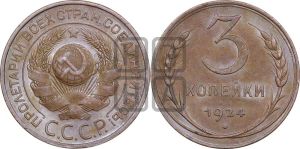 3 копейки 1924 года 