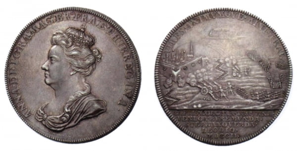 Английская королева Анна, 1702-1714 г. 