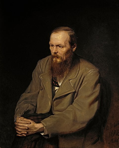 Портрет писателя Фёдора Михайловича Достоевского