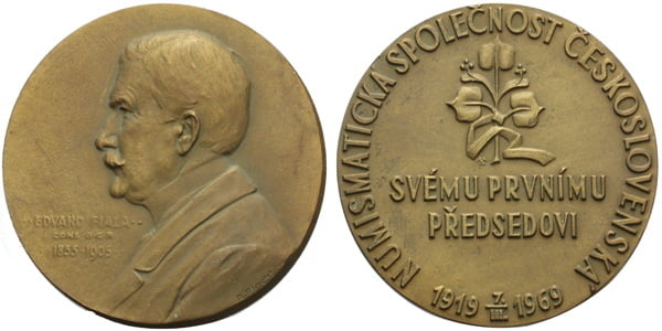 Медаль 1905/1969 - Эдуард Фиала