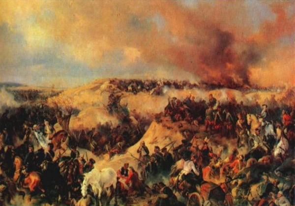 А.Е. Коцебу. Битва при Кунерсдорфе 1 авг. 1759 г.