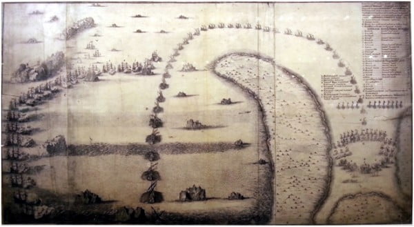 Гангутское сражение. 1714 год