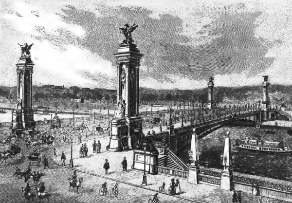 Мост имени Александра III в Париже